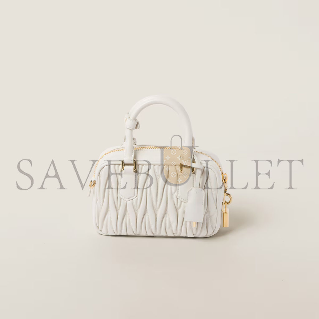 MIU MIU ARCADIE MATELASSÉ NAPPA LEATHER BAG 5BB123 (19*13*6cm) MIU MIU ARCADIE MATELASSÉ NAPPA LEATHER BAG 5BB123 (19*13*6cm)